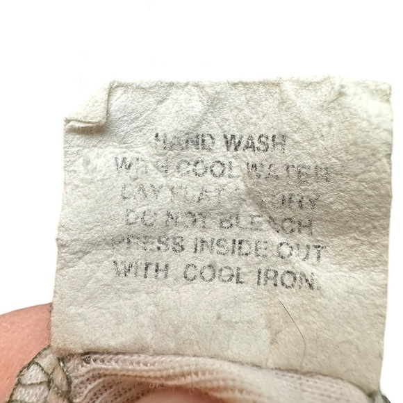 Y2K Vintage One World Floral Rhinestone Embellished Cotton Blend USA Made Blouse - Picture 9 of 9